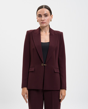 Twinset Бордовий жакет з логотипом 252TP2590