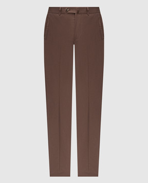 ISAIA Коричневые брюки 00731595679