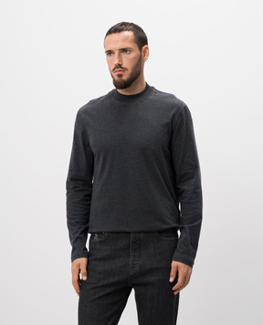 Brunello Cucinelli Серый лонгслив M0B131366