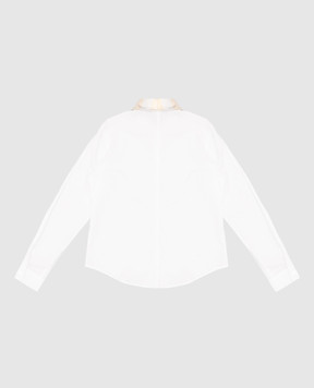 Fendi Дитяча біла блуза з логотипом JFC0301012