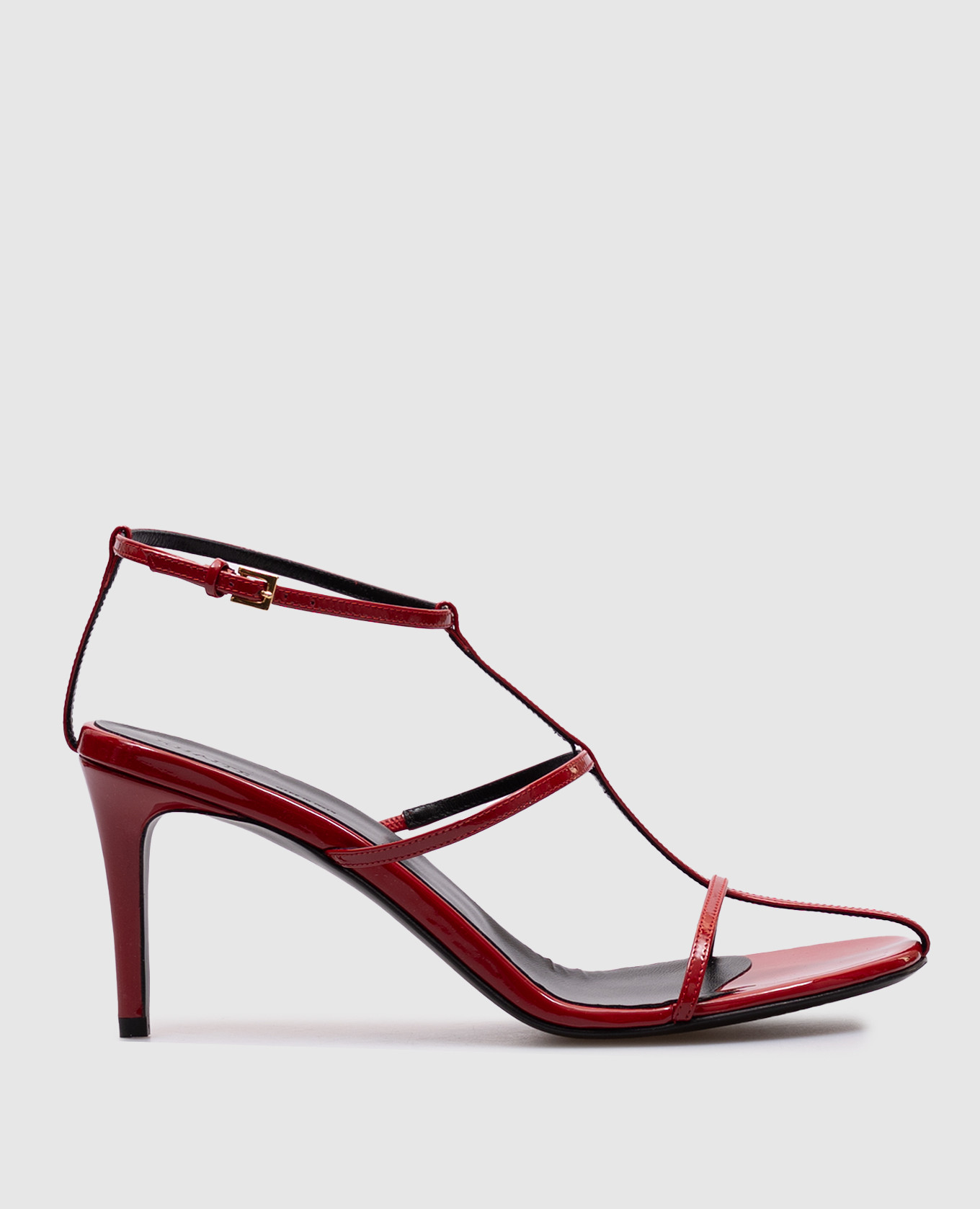

Красные кожаные босоножки Cage, Красный, Босоножки