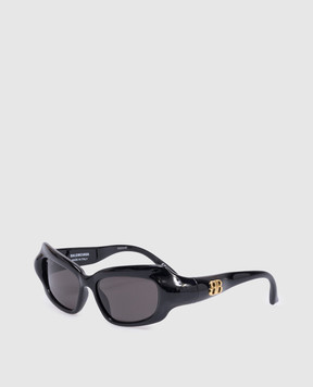 Balenciaga Черные очки PALAZZO RECTANGLE 794307T0007