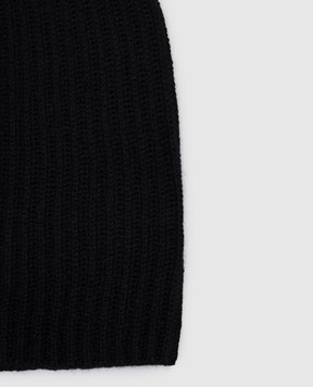 Allude Чорна шапка з кашеміру 25511244