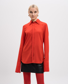 Max Mara Sportmax Червона блуза GEMONA із шовку GEMONA