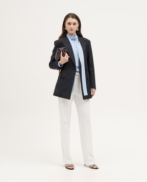 Versace Jeans Couture Білі штани з поясом 76HAA111N0103