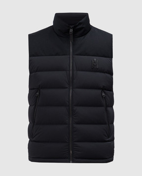 Mackage Чорний стьобаний пуховий жилет Bobby-Z з логотипом BOBBIEZ