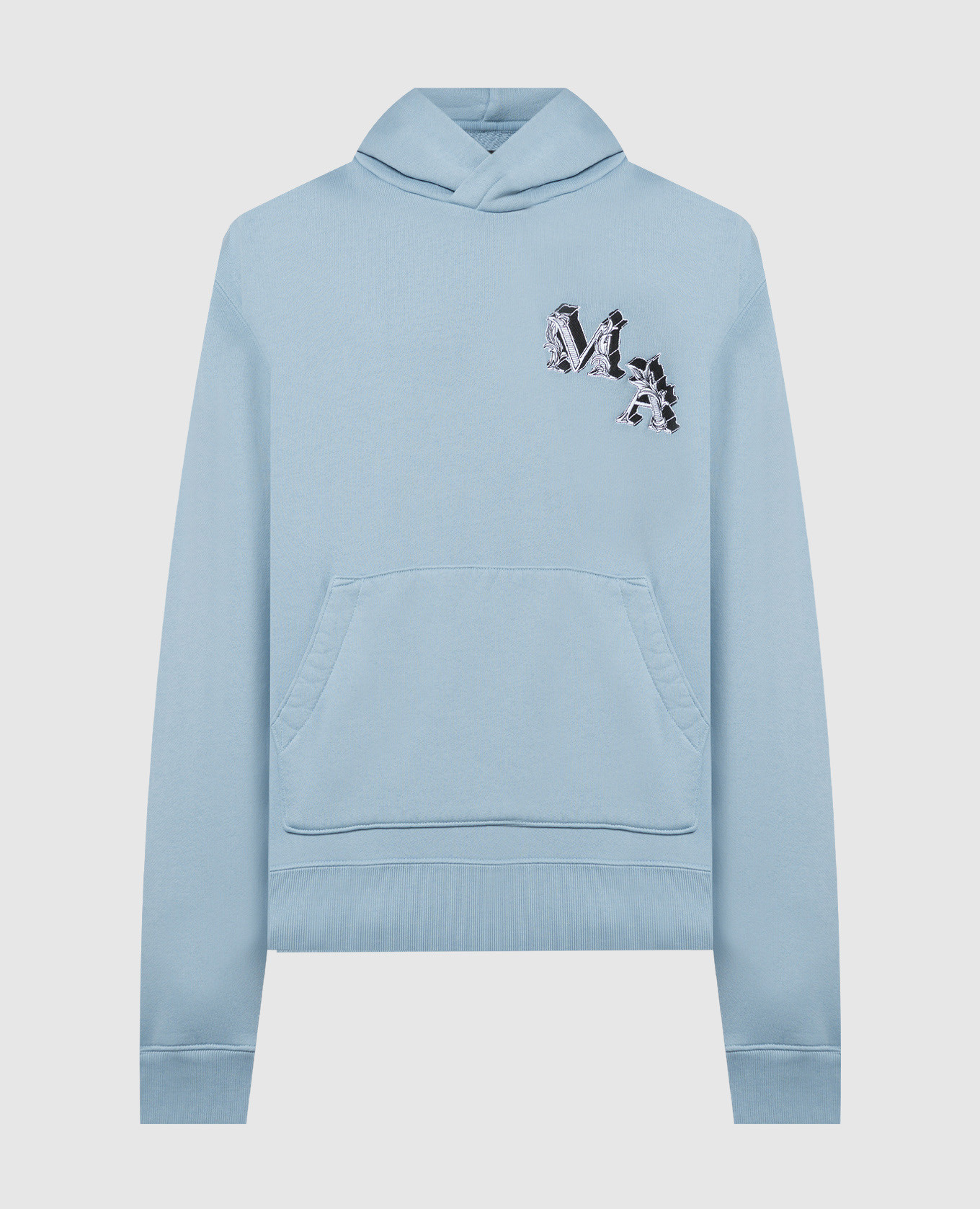ANGEL blue hoodie with embroidery