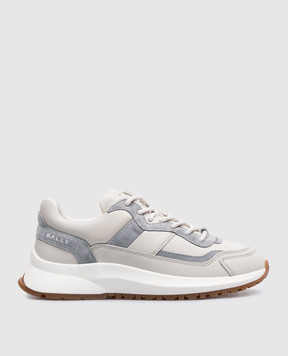 Bally Сірі шкіряні кросівки Outline WK00BGVT856