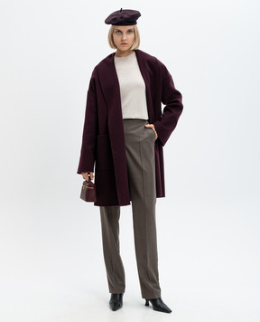 Loro Piana Коричневі штани з вовни FAO2438