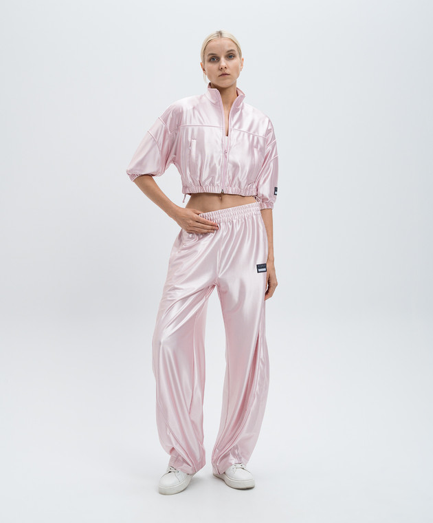 Alexander Wang Розовые спортивные штаны с логотипом 4CC3244367 изображение 2