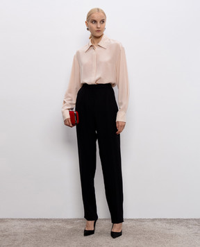 Victoria Beckham Розовая блуза из шелка 1225WSH006354A