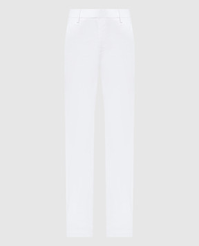 Dondup Белые брюки Petty с льном DP713LS0015DXXX