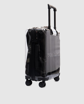 Off-White Прозора валіза з фактурною емблемою Arrow OWZH001S25PLA001