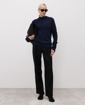 Jil Sander Синій светр з вовни альпаки J53GP0012J14523