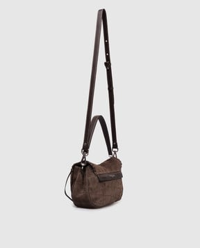 Gianni Chiarini Коричнева замшева сумка-месенджер Helena BS11878CMCOCCO