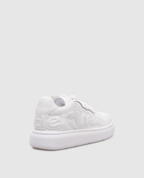 Alexander Wang Белые кожаные кроссовки Puff 30124N031