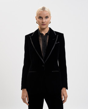Tom Ford Чорний оксамитовий жакет GI2969FAX1113