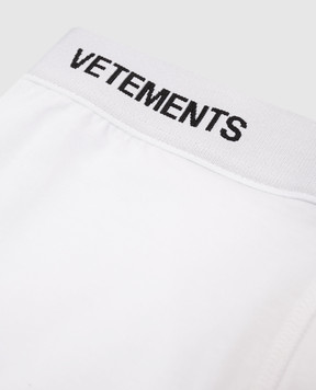 Vetements Белые трусы-боксеры с логотипом MA66UN120W