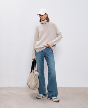 Allude Бежевий светр з вовни та кашеміру 24517642