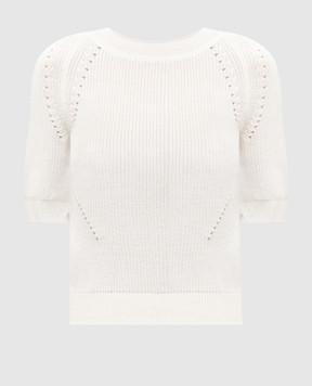 Ermanno Scervino Белый топ D465L339LCZ