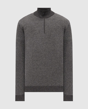 Loro Piana Сірий джемпер з кашеміру FAP5949
