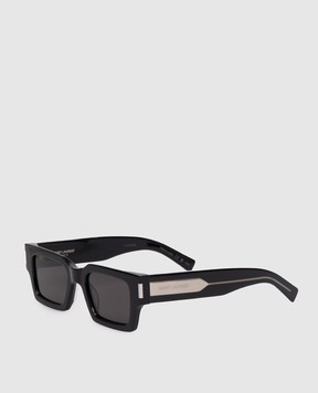Saint Laurent Черные очки 572 с логотипом 736432Y9956