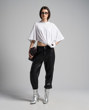 Max Mara Sportmax Белая футболка AFGANO AFGANO