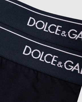 Dolce&Gabbana Набір синіх трусів-боксерів з логотипом M9C07JONN95