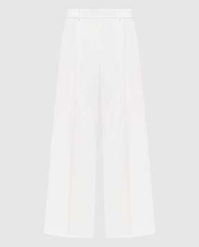 Ermanno Scervino Білі штани з льоном D466P701DIE