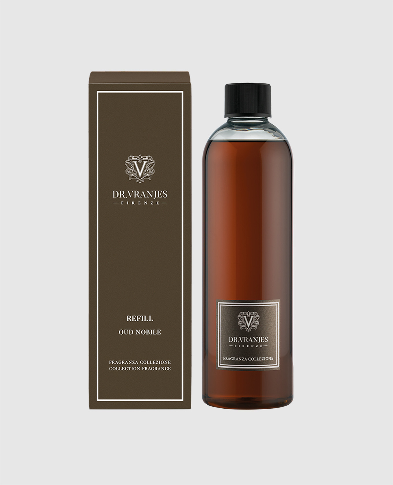 

Наполнитель для аромадиффузора Oud Nobile 500 мл, Коричневый, Ароматы для дома