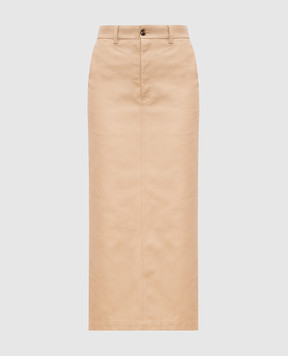 WARDROBE.NYC Бежева спідниця міді W2109R16