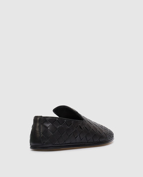 Bottega Veneta Черные кожаные слипперы Sunday 819500V55V0