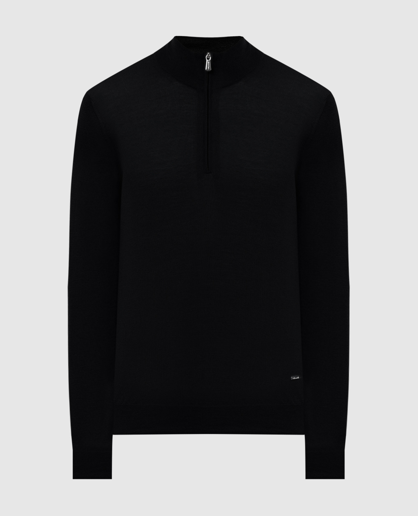 

Черный джемпер из шерсти, Джемпера