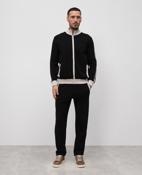 Bertolo Cashmere Черный спортивный костюм 9023470019029020130022