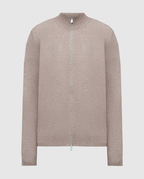Brunello Cucinelli Бежевий кардиган з кашеміру M2200106