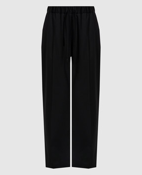 Maison Margiela MM6 Чорні штани з вовною S52KA0512M35153
