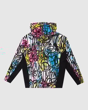Sprayground Дитяче чорне худі Street Art SPY1216E