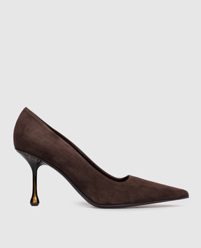 Jimmy Choo Коричневые замшевые туфли Ixia IXIA80JRS