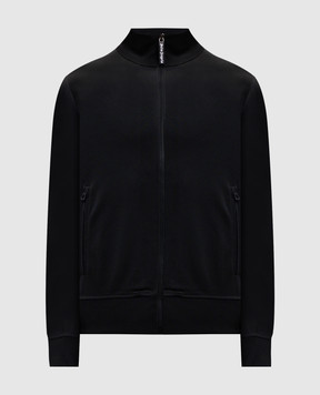 Palm Angels Черная спортивная куртка с принтом логотипа PMBD089C99FAB001