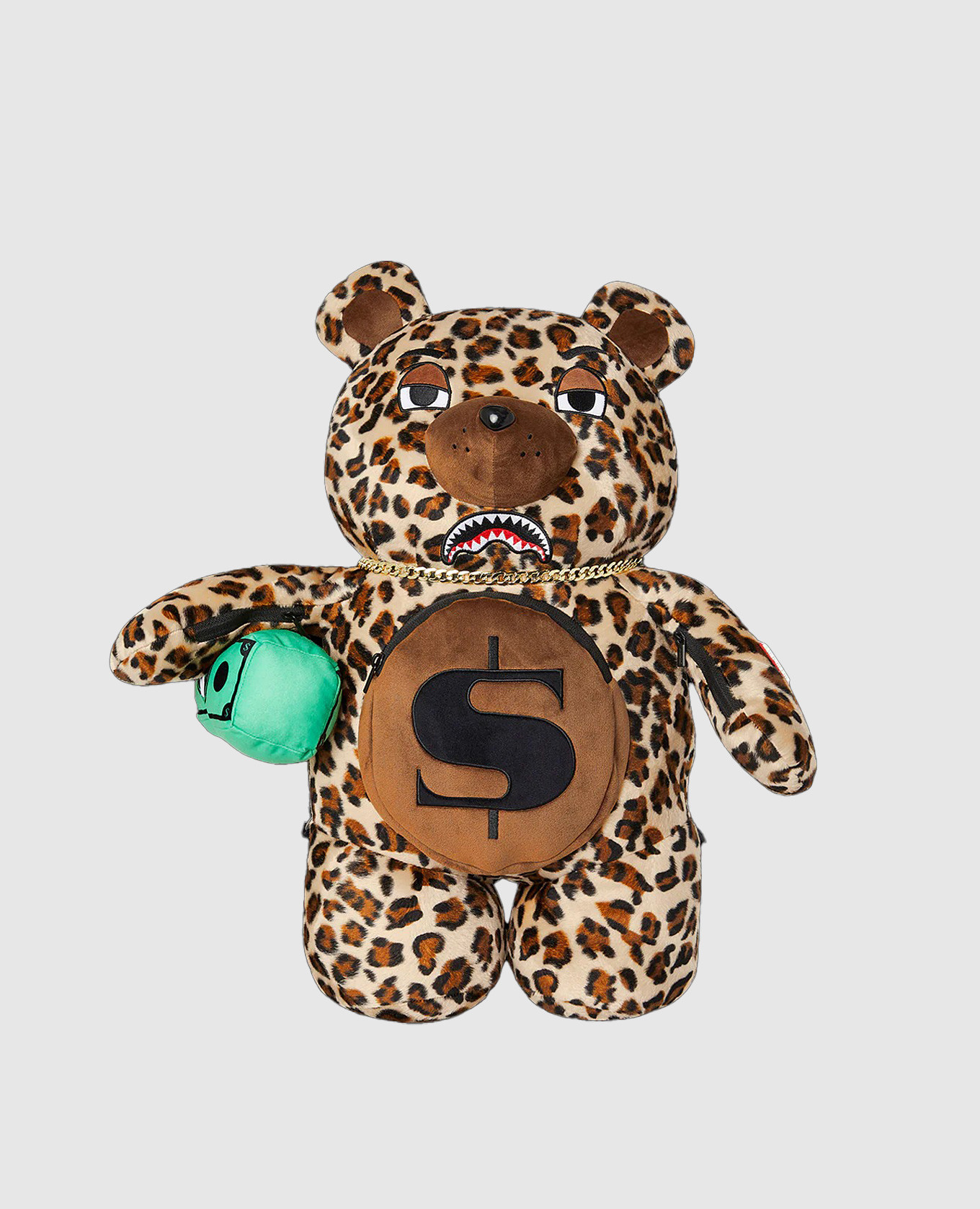 

Детский коричневый рюкзак CLAWED UP MONEYBEAR, Рюкзаки