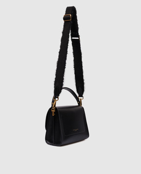Gianni Chiarini Черная кожаная сумка-мессенджер Kaia BS10961PRCKNA