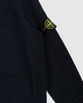 Stone Island Дитячий синій світшот з логотипом K2S166100001S0A2068