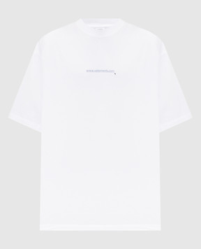 Vetements Біла футболка з логотипом UA66TR735W