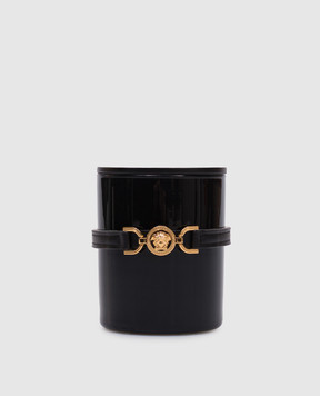 Versace Черная ароматическая свеча Medusa '95 в стеклянном подсвечнике 10179251A11960