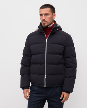 Brunello Cucinelli Синя пухова куртка MM4911836