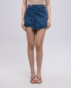 Alexander Wang Синяя юбка джинсовая на запах 4DC2255721