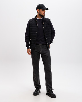 Cashmere&Whiskey Серый джемпер из шерсти 92392