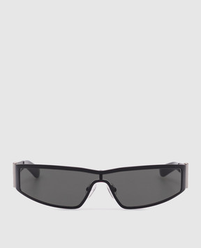 Alexander McQueen Чорні сонцезахисні окуляри Y2k 821679I3330m