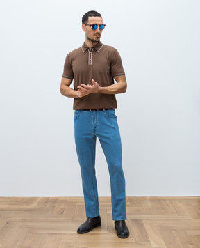 Stefano Ricci Синие джинсы с логотип патч MFT51B3240T247BL