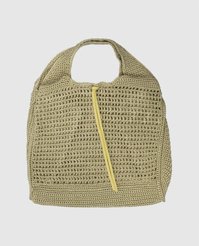 Gianni Chiarini Зелена ажурна сумка-тоут EUFORIA BS10815SMCRH
